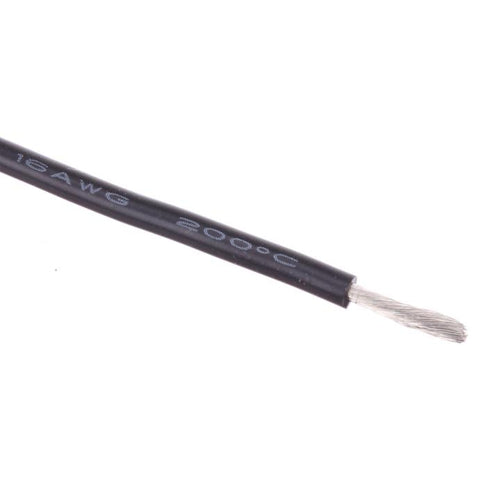 Buddy RC 16 AWG Bulk Roll Silicone Wire Priced for Per Foot - Black