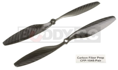 Buddy RC Carbon Fiber 10X4.5 inch Electric Props Normal and Reverse