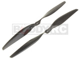 Buddy RC Carbon Fiber DJI Style 9x4.43 inch Props Normal and Reverse, view 2