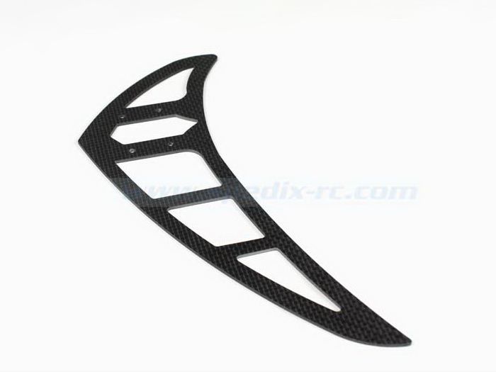 Buddy RC Carbon Fiber Tail Fin for Spedix Logo 600 Tail Box