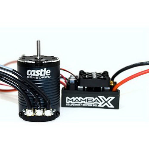 Buddy RC Castle Creations Mamba X Sensored 25.2V WP ESC and 1406-2850KV Sensored Crawler Combo