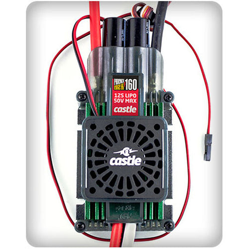 Buddy RC Castle Creations Phoenix Edge 160amp High Voltage Brushless ESC with Cooling Fan