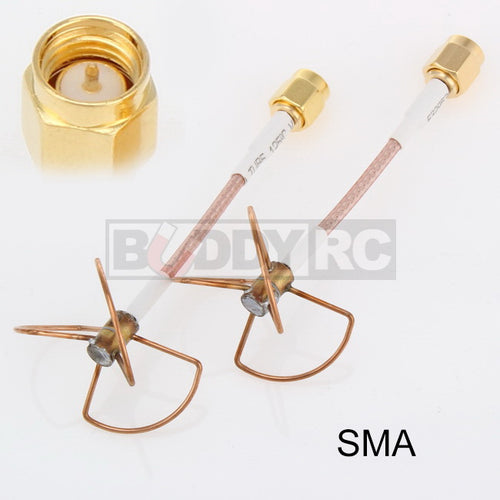 Buddy RC Circular Polarized 5.8G Hz Transmitter Antenna Pair SMA