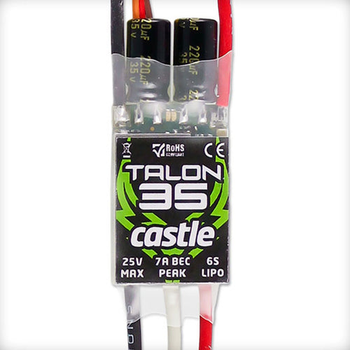 Buddy RC Castle Creations Talon Series ESCs 35amp  (No Data Logging, Robust BEC)