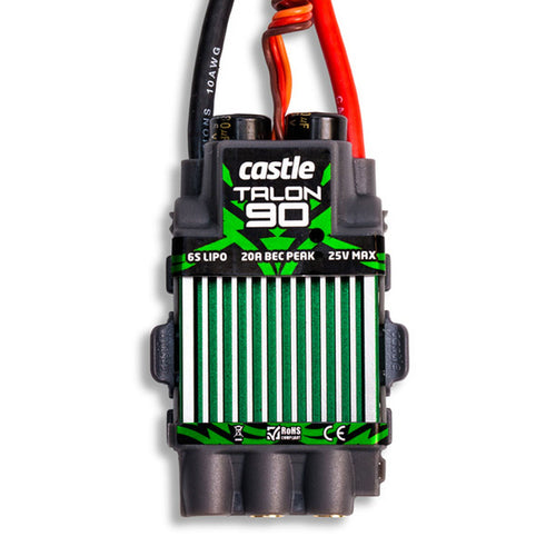 Buddy RC Castle Creations Talon Series ESCs 90amp  (No Data Logging, Robust BEC)