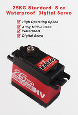 Buddy RC CYS S0250 Low Profile Waterproof 62g Metal Gear Digital Servo, view 2
