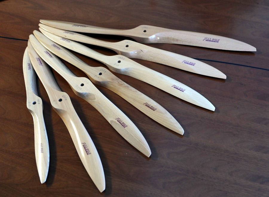 Buddy RC Falcon 27" 2-Blade Wood Props for Gas and Glow 27X10