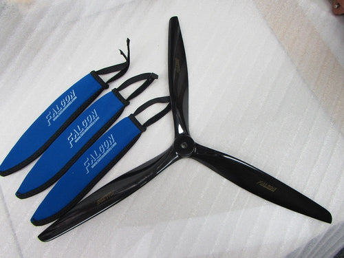 Buddy RC Falcon C3E 20" 3-Blade Carbon Props for Electric 20X12.5