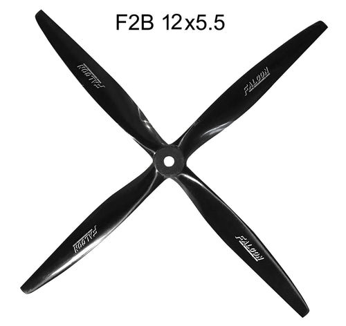 Buddy RC Falcon 12" 4 Blade F2B Electric Propellers 12X5.5X4