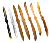 Buddy RC Falcon 23" 2-Blade Vintage Scale Wood Props 23X8, view 3
