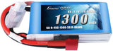 Buddy RC Gens ace 11.1V 1300mAh 3S 45C LiPo Battery Pack with Deans Plug for RC Plane Heli Airplane FPV, view 3