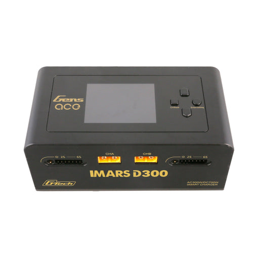 Buddy RC Gens Ace IMARS D300 G-Tech Dual Channel AC/DC 300W/700W RC Battery Charger