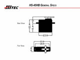 Buddy RC Hitec HS-45HB AGTT Feather Servo, view 2