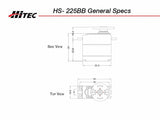 Buddy RC Hitec Mighty Mini Servos Analog HS-225BB, view 3