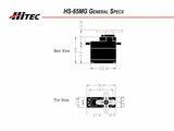 Buddy RC Hitec HS-65MG Mighty Metal Gear Feather Servo, view 3
