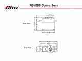 Buddy RC Hitec HS-85BB Premium Micro Servo, view 3