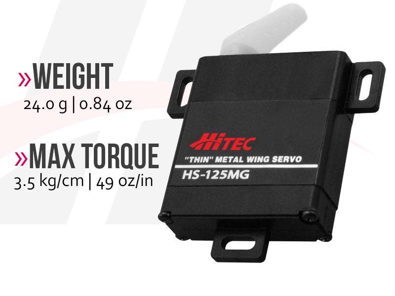 Buddy RC Hitec Micro & Mini Servos (Analog & Digital) HS-125MG