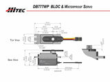 Buddy RC Hitec DB777WP 32-Bit MCU, Low Profile Waterproof Servo *** Special Order, view 6