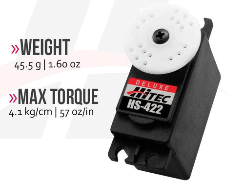 Buddy RC Hitec HS-422 Deluxe Standard Servo