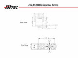Buddy RC Hitec HS-5125MG Slim Metal Gear Wing Servo, view 2