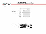 Buddy RC Hitec HS-5087MH HV Premium Digital Metal Gear Micro Servo, view 2
