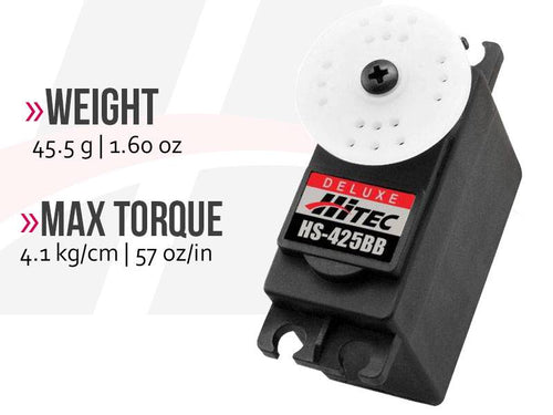 Buddy RC Hitec HS-425BB Deluxe Ball Bearing Standard Servo