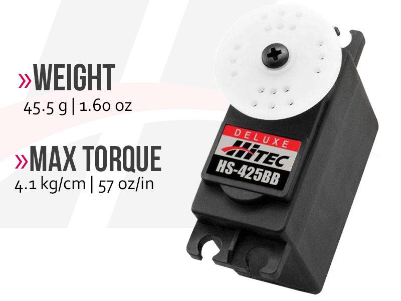Buddy RC Hitec HS-425BB Deluxe Ball Bearing Standard Servo