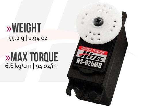 Buddy RC Hitec HS-625MG High Speed, Metal Gear Premium Sport Servo