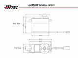 Buddy RC HitecD485HW, 32-Bit, Wide Voltage, Karbonite Servo, view 2