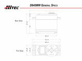Buddy RC Hitec D645MW 32-Bit, High Torque, Metal Gear Servo, view 2