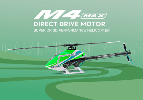 Buddy RC OMPHobby M4 Max RC Helicopter Frame and Motor Kit