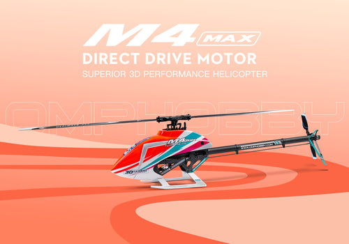 Buddy RC OMPHobby M4 Max RC Helicopter Frame Motor ESC Servo Combo Kit