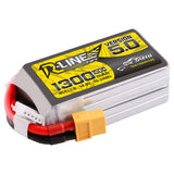 Buddy RC Tattu R-Line Version 5.0 1300mAh 4S 14.8V 150C Lipo Battery Pack With XT60 Plug, view 2