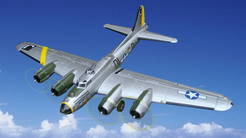 Buddy RC TopRC B17 Flying Fortress 72'' 1875mm Brushless Warbird with Worm Drive Retract System Receiver Ready