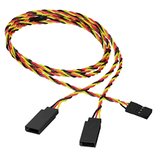 Buddy RC Twisted 20 AWG "Y" Servo Wire with Connectors