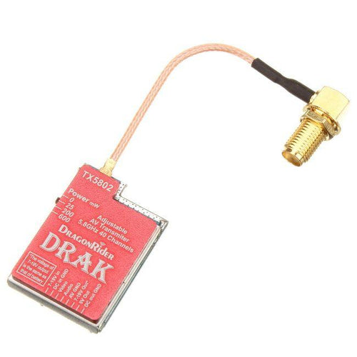 Buddy RC Dragon Rider DRAK 5.8G 40 Channel Adjustable FPV AV Transmitter