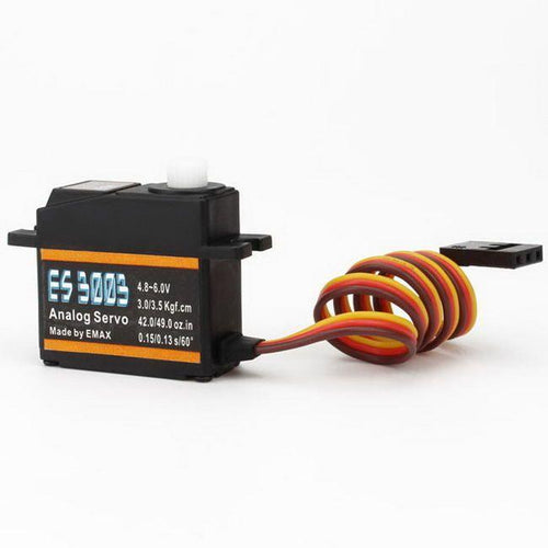 Buddy RC EMAX ES3003 17g 3.5kg 0.13sec Plastic Gear Analog Servo For RC Airplane ES3103 upgrade