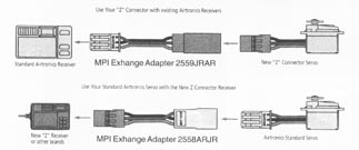 Buddy RC Exchange Adapters (from Servo to RX)