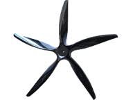 Buddy RC Falcon C5Z 5-Blade Carbon Props for Turbo-Prop Engines