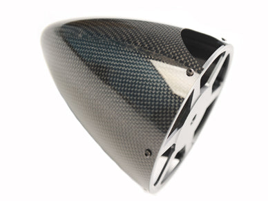 Buddy RC Falcon 6" 2 Blade Round Tip Carbon Fiber Spinners for Gas 6"
