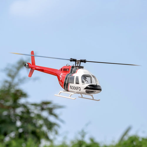 Buddy RC Flywing Bell-206 V3 6CH RC GPS Stabilized Scale helicopter 450L size Fuselages with H1