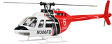 Buddy RC Flywing Bell-206 V3 6CH RC GPS Stabilized Scale helicopter 450L size Fuselages with H1, view 3