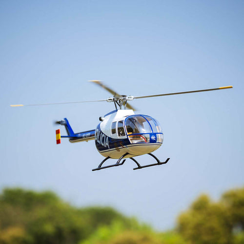 Buddy RC Flywing BO-105 Policia GPS Stabilized 6CH RC Scale helicopter 450L size RTF