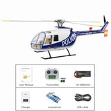 Buddy RC Flywing BO-105 Policia GPS Stabilized 6CH RC Scale helicopter 450L size RTF, view 2