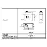 Buddy RC FrSky ACT Coreless Series Xact M5213H Servo, view 4