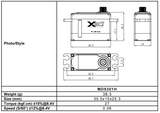 Buddy RC FrSky XACT CORELESS SERIES MD5301H High-Voltage Servo, view 2