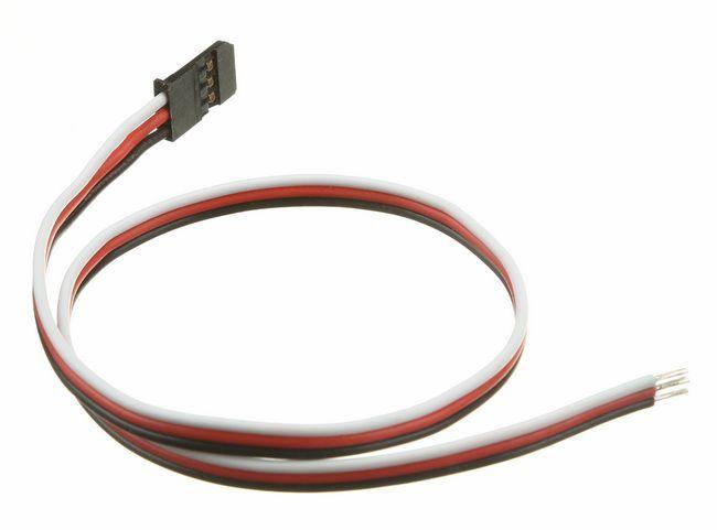 Buddy RC Futaba Compatible Male Servo Lead 300mm