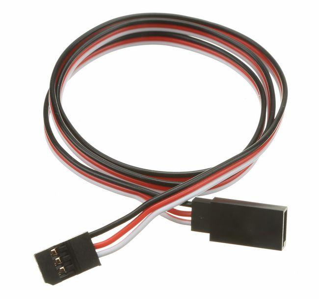 Buddy RC Futaba Compatible Servo Extension Leads 600mm 22AWG