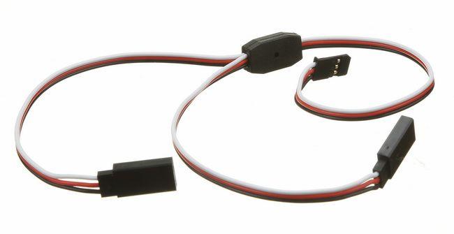 Buddy RC Futaba Compatible Servo Y Splitter Extension Cable 300mm