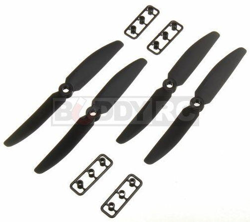 Buddy RC GemFan Direct Drive Carbon Fiber Reinforced 5X3 inch Multirotor Reverse Black Propellers 4 Pieces